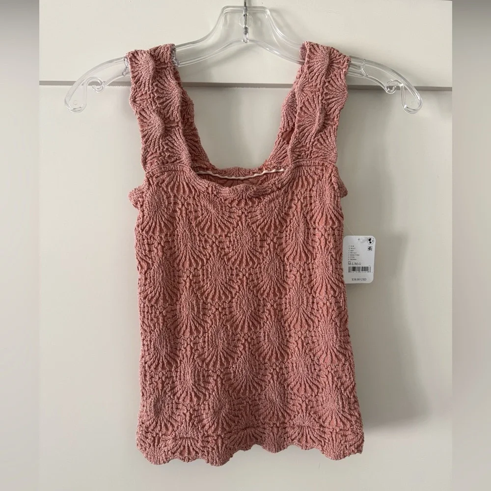 NWT FREE PEOPLE Seamless Love Letter Womens Cami, Size M-L - Picture 2 of 6